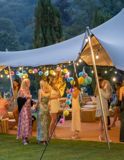 a summer party in the surrey hills photographed by small event photographers surrey social stock photography