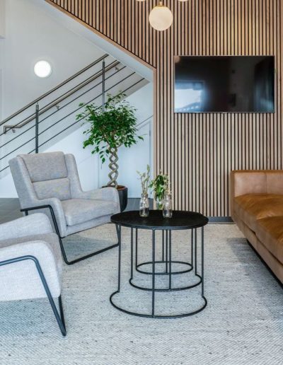 a work space reception area during a lifestyle photography shoot in surrey