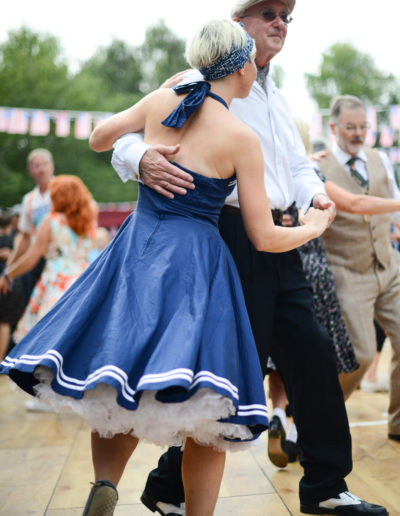 a couple dance at goodwood revival
