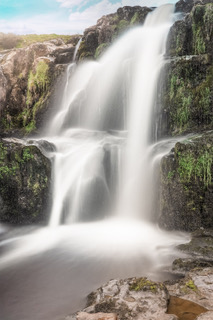 a waterfall in croatia shot by travel photographers surrey social stock photography
