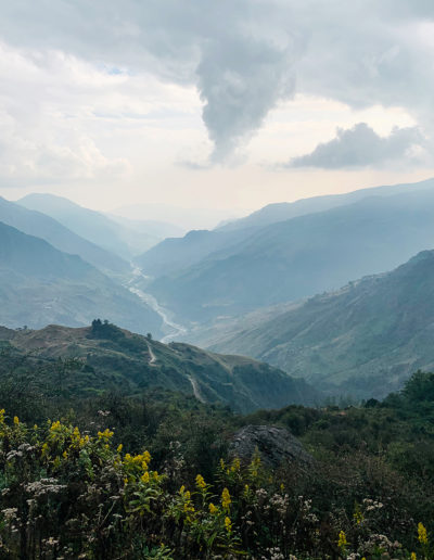 a valley in the himalayas
