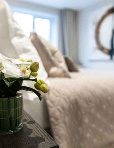 a hotel suite room photographed during a hospitality photo shoot by surrey social stock photography