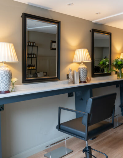 the interior of a hair dressing salon in kent